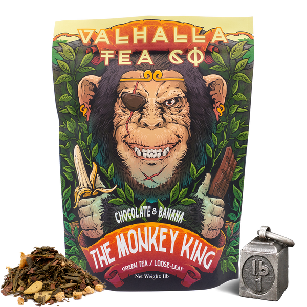 The Monkey King | Chocolate, Banana & Walnut | Green Tea | Caffeinated