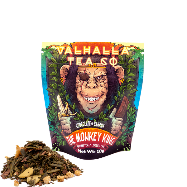 The Monkey King | Chocolate, Banana & Walnut | Green Tea | Caffeinated