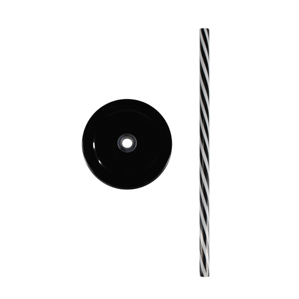 Jar Lid and Straw