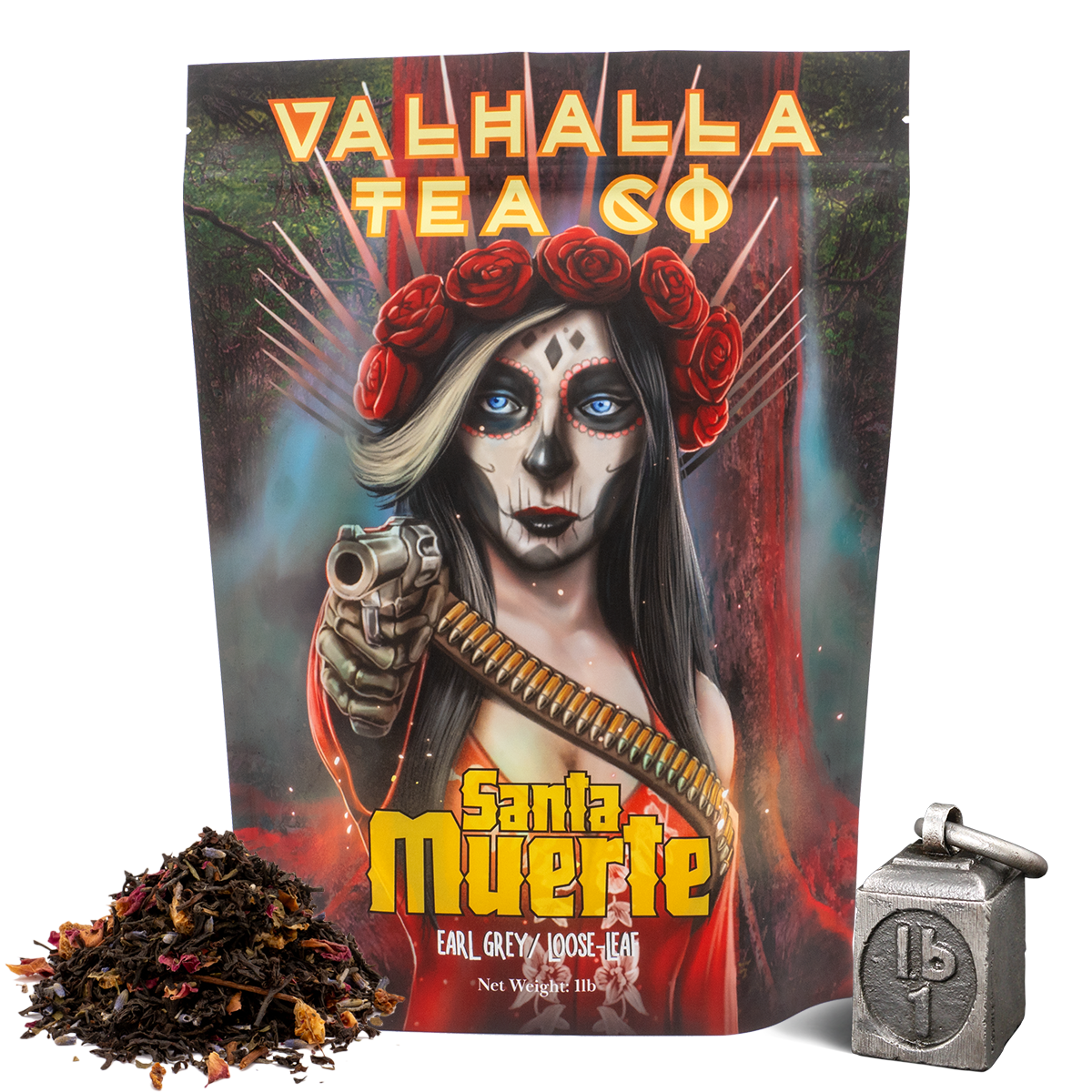 Santa Muerte | Tart Raspberry, Soothing Lavender, Crisp Rose | Black T ...