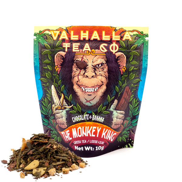 The Monkey King | Chocolate, Banana & Walnut | Green Tea | Caffeinated