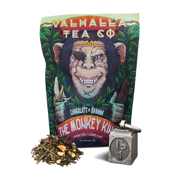 The Monkey King | Chocolate, Banana & Walnut | Green Tea | Caffeinated